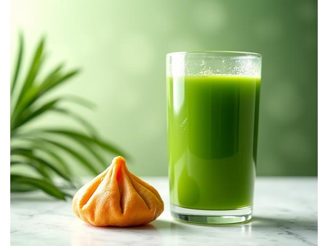 Curry Puff and Green Juice pairing